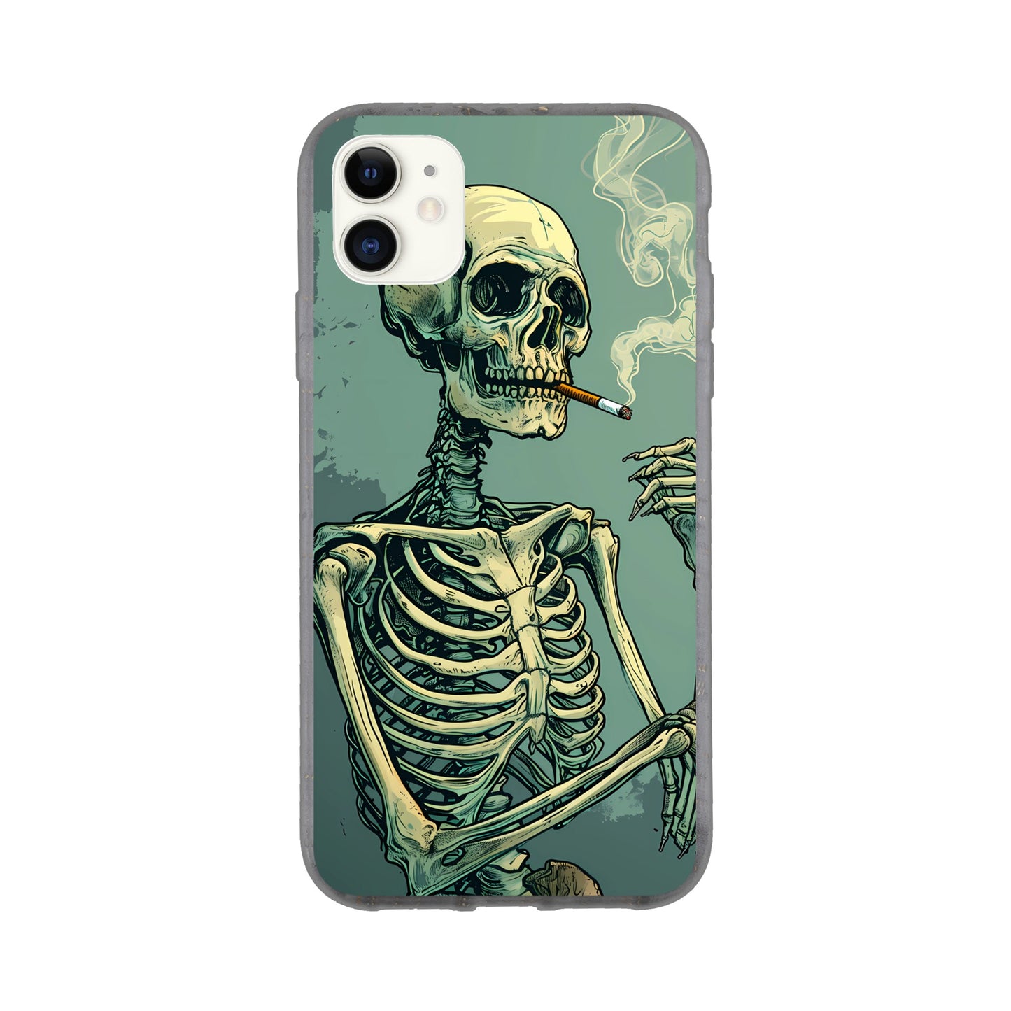 iPhone Case - Smoking Skeleton