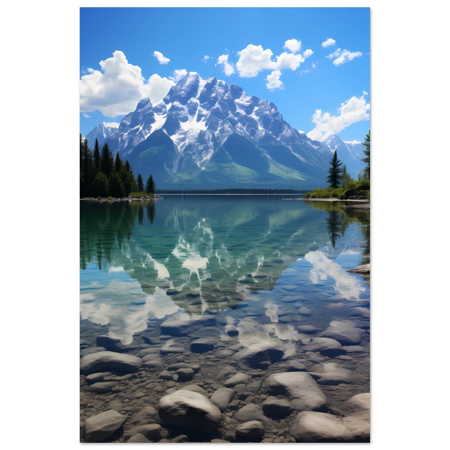 Paper Poster - Teton Serenity