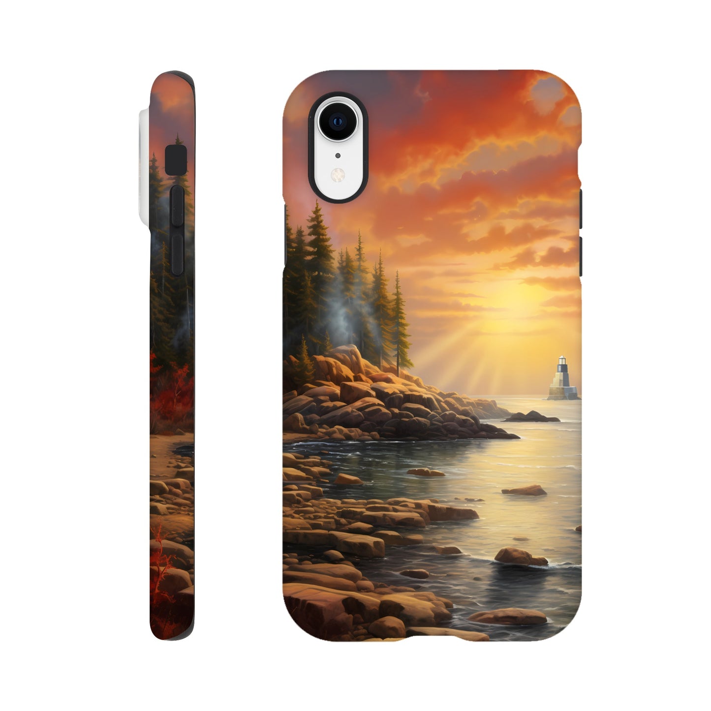 iPhone Case - Acadia Lighthouse Luminance (National Park)