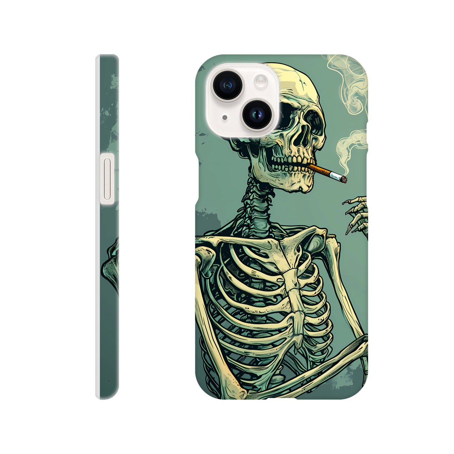 iPhone Case - Smoking Skeleton