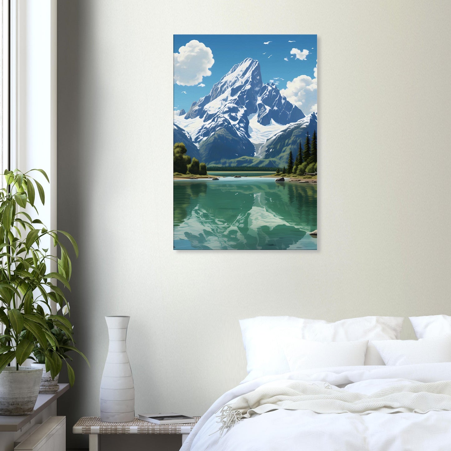 Canvas Wall Art - Majestic Teton Heights