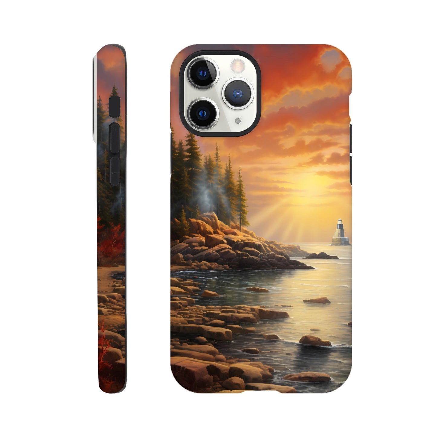 iPhone Case - Acadia Lighthouse Luminance (National Park)