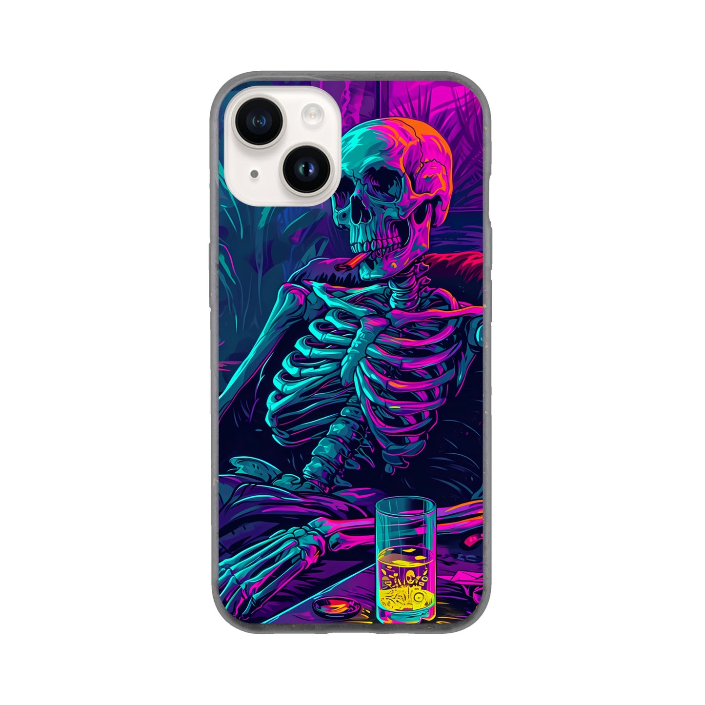 iPhone Case - Chillin' Skeleton