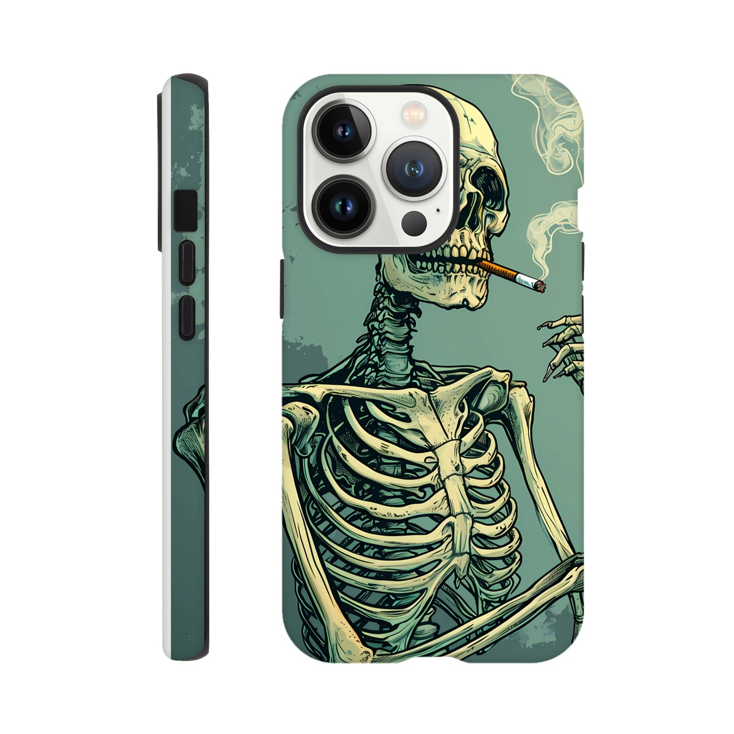 iPhone Case - Smoking Skeleton