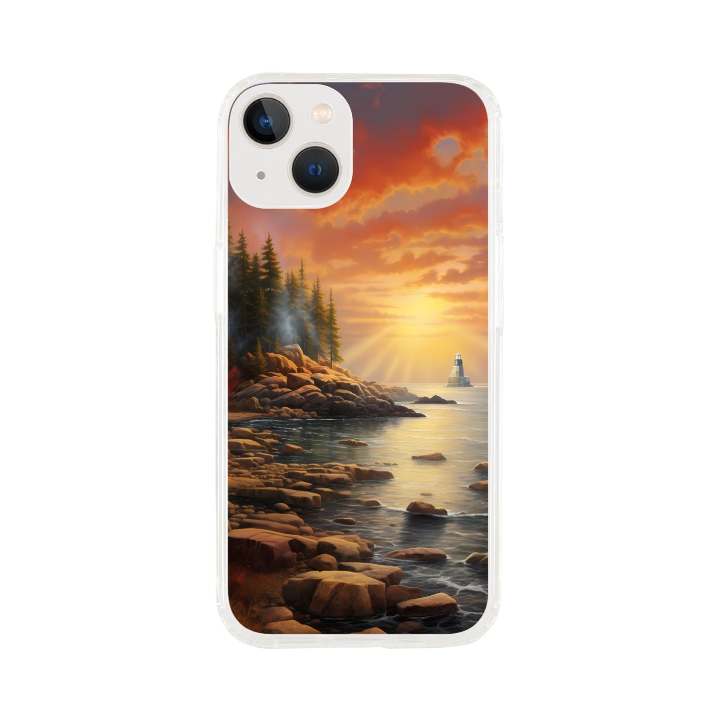 iPhone Case - Acadia Lighthouse Luminance (National Park)