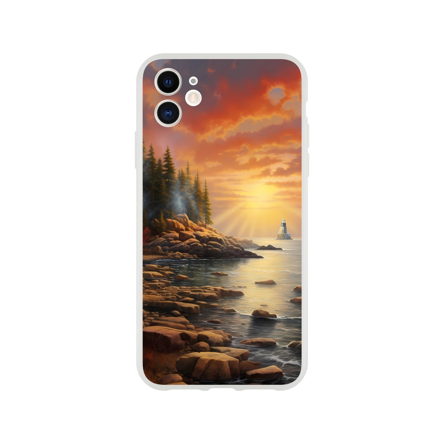 iPhone Case - Acadia Lighthouse Luminance (National Park)