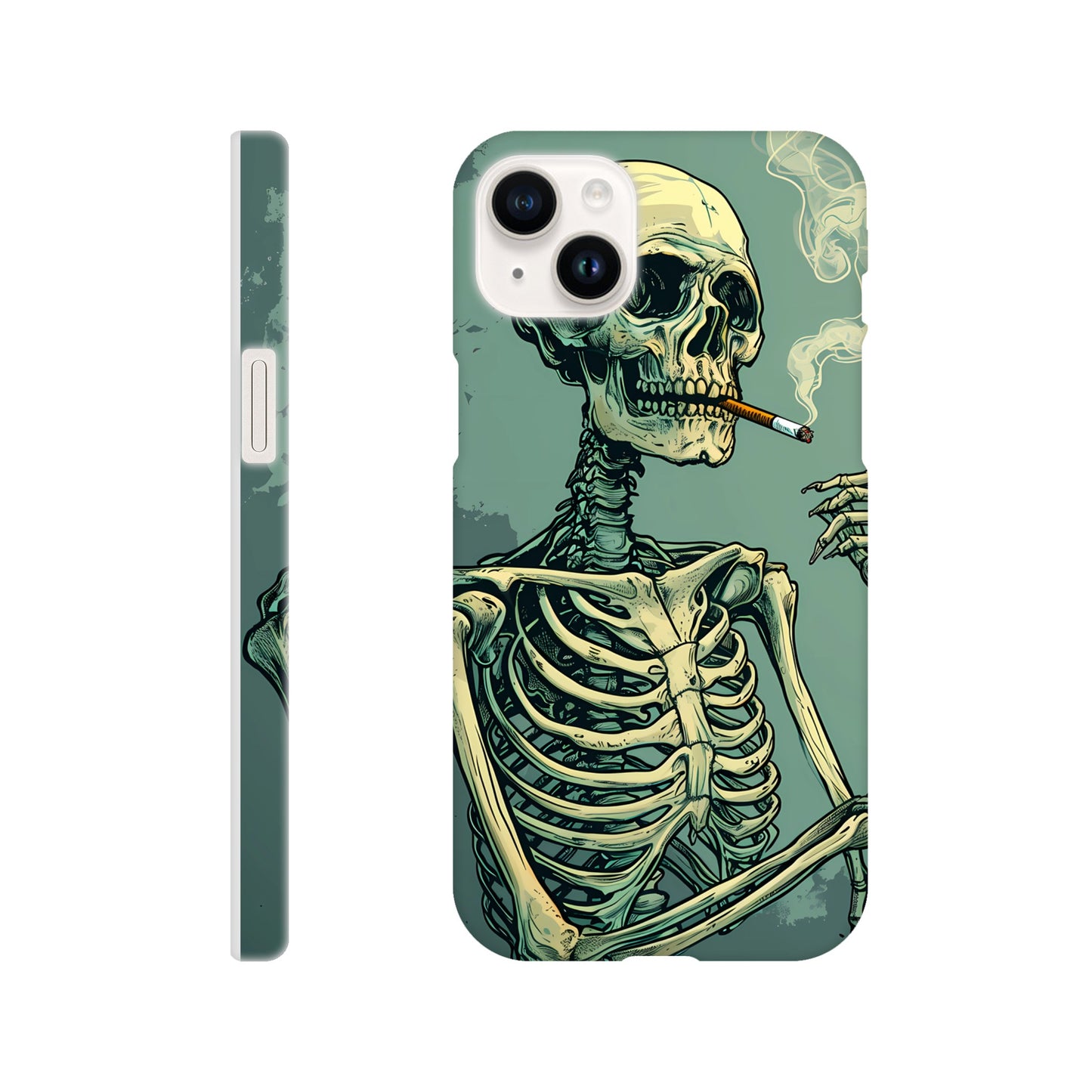 iPhone Case - Smoking Skeleton