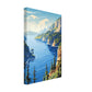 Canvas Wall Art - Crater Lake Oasis - National Park