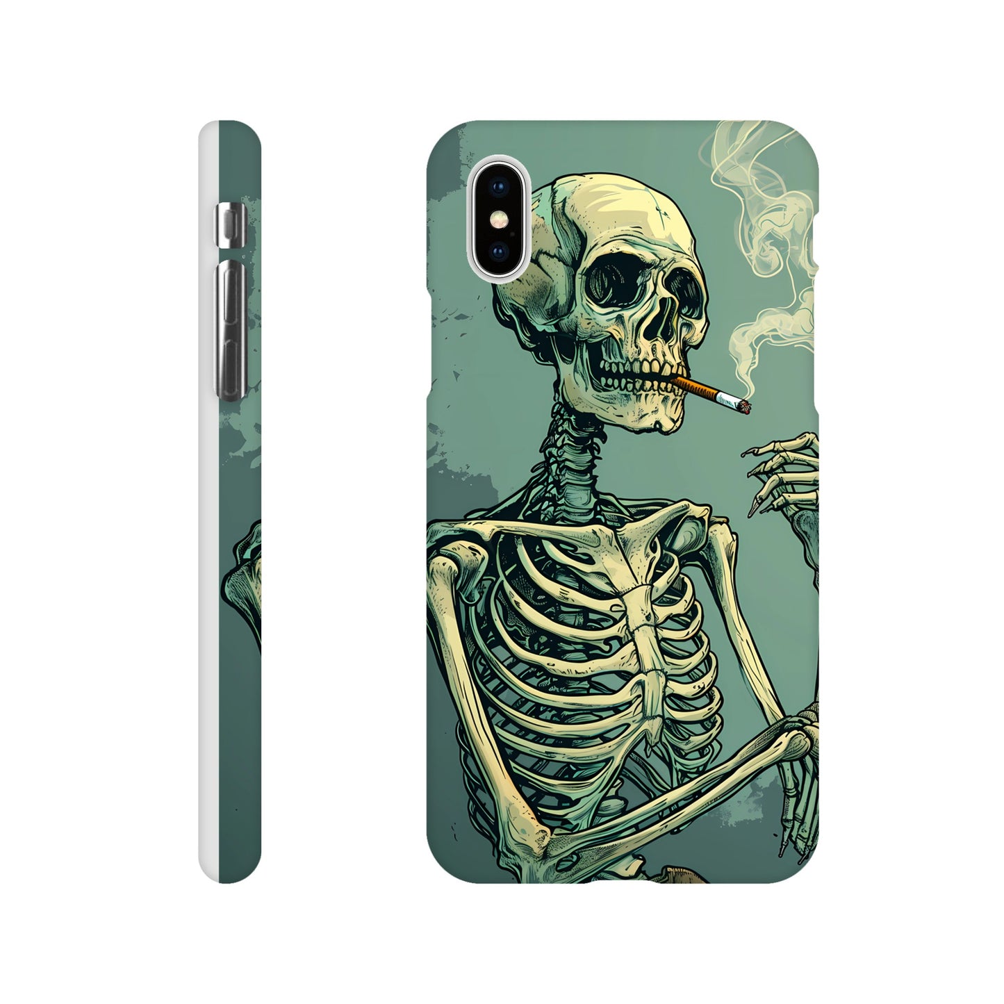 iPhone Case - Smoking Skeleton