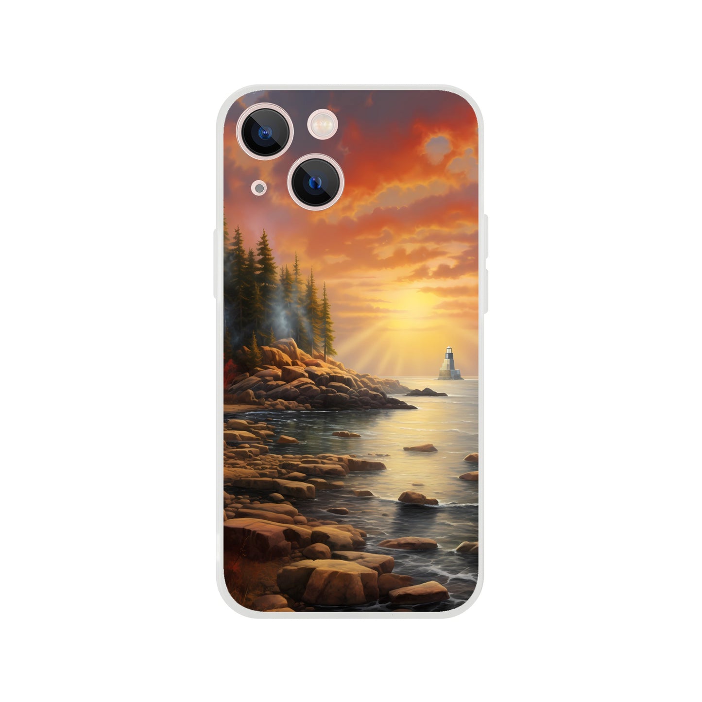 iPhone Case - Acadia Lighthouse Luminance (National Park)