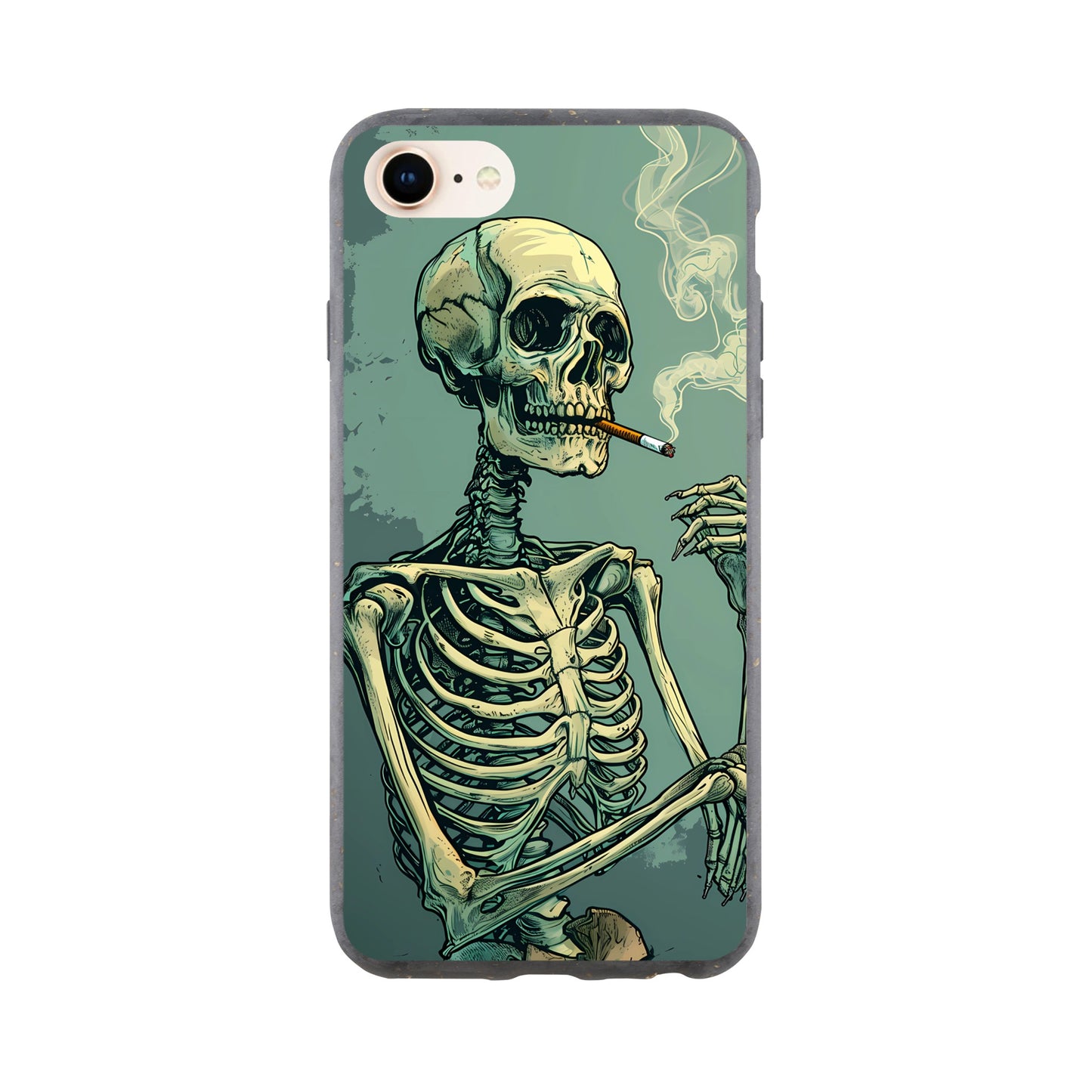 iPhone Case - Smoking Skeleton