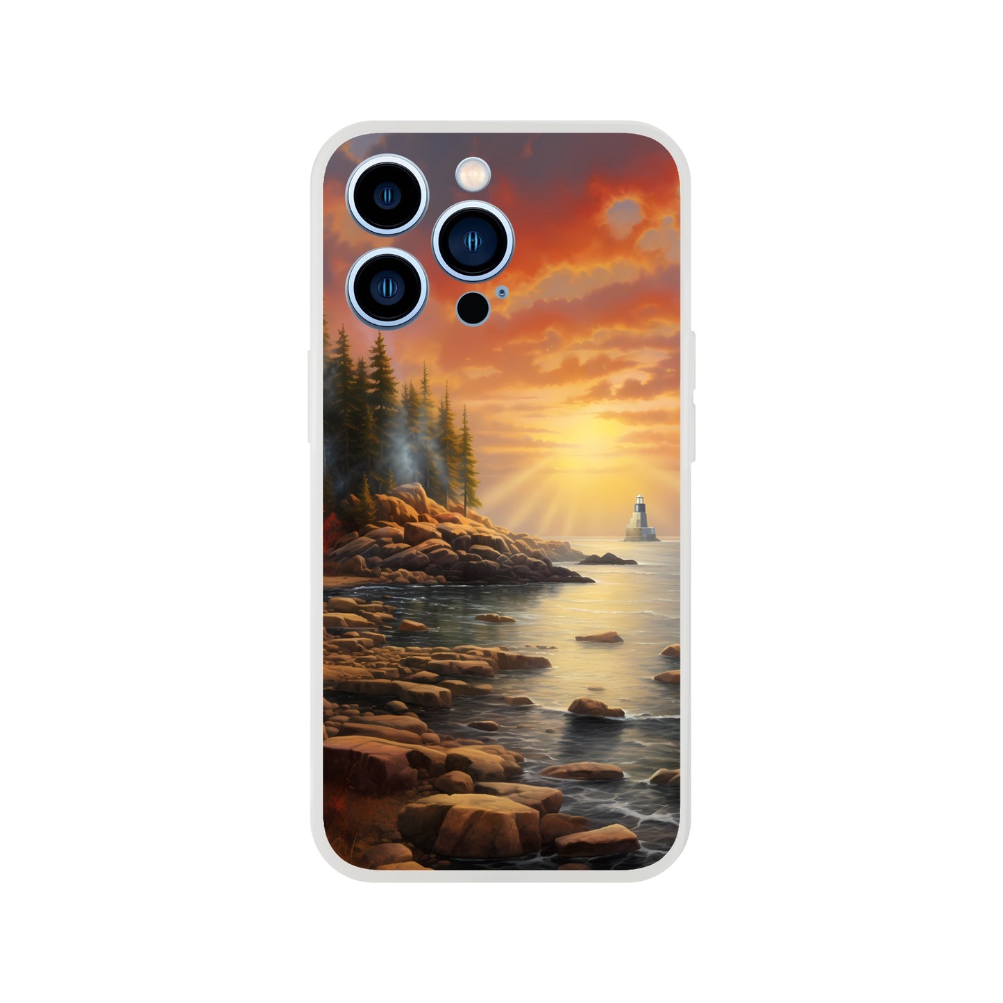 iPhone Case - Acadia Lighthouse Luminance (National Park)