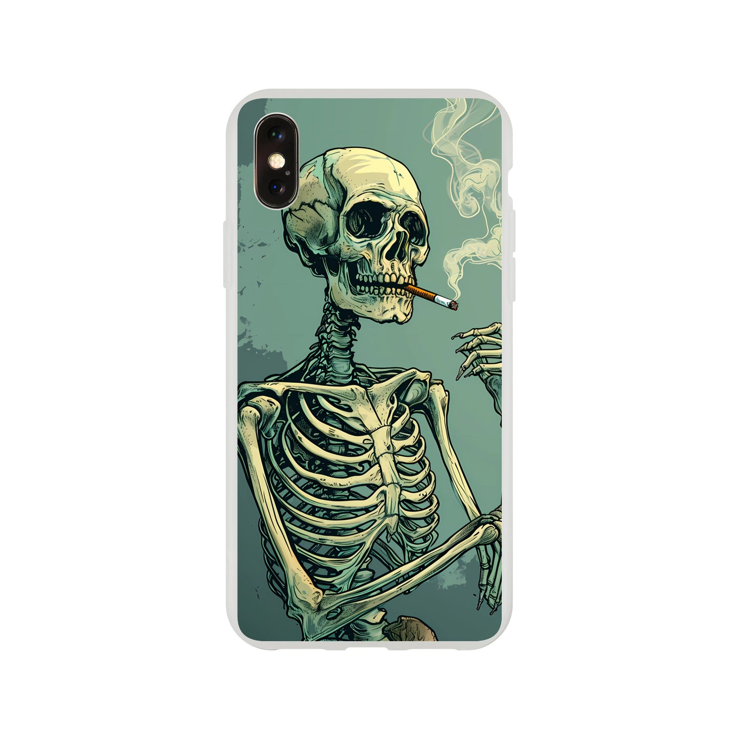 iPhone Case - Smoking Skeleton