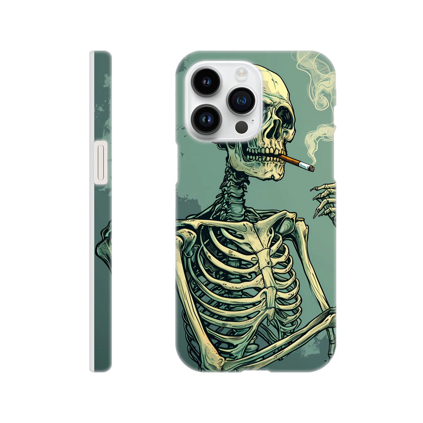 iPhone Case - Smoking Skeleton