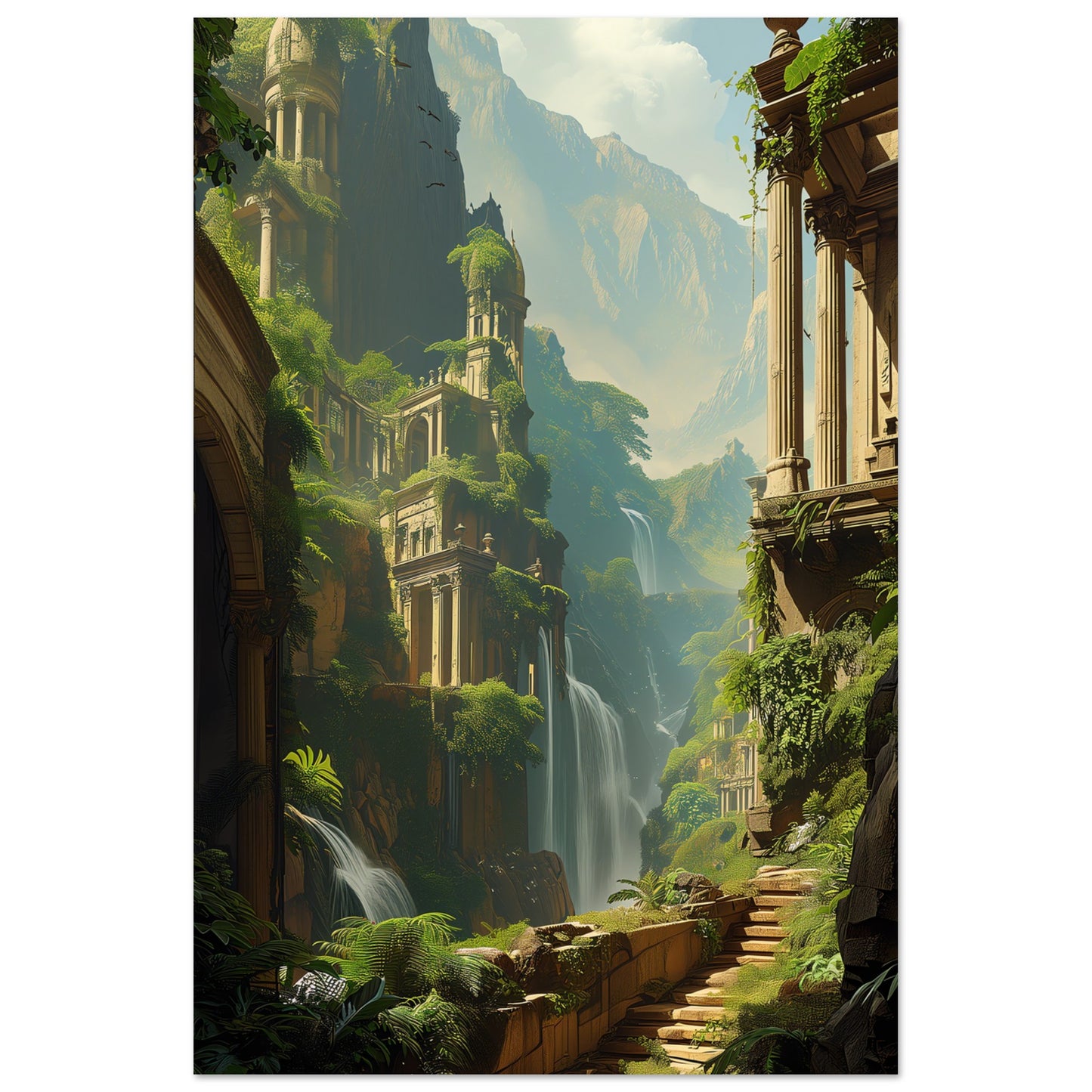 Paper Poster - Lost Temples of the Verdure