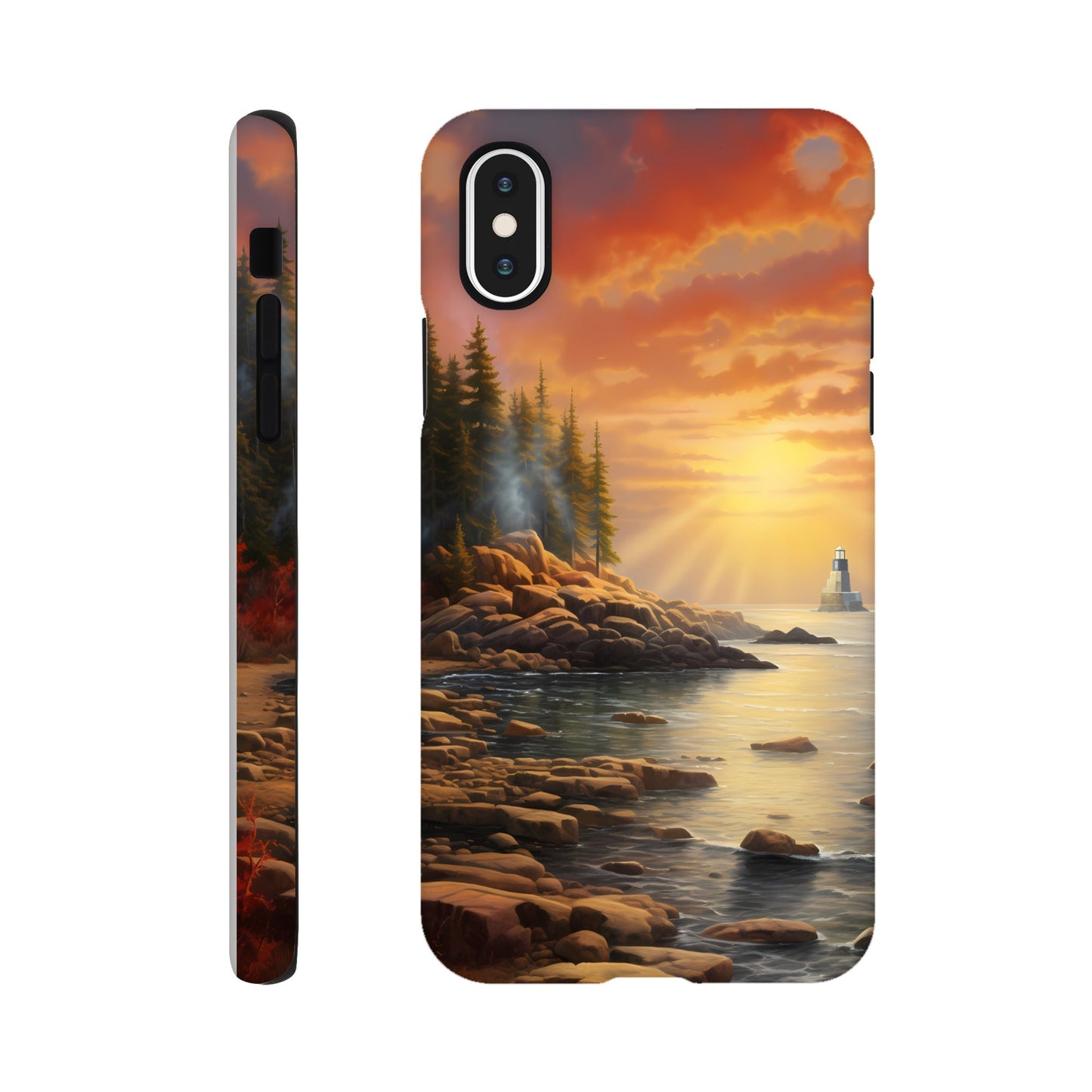 iPhone Case - Acadia Lighthouse Luminance (National Park)