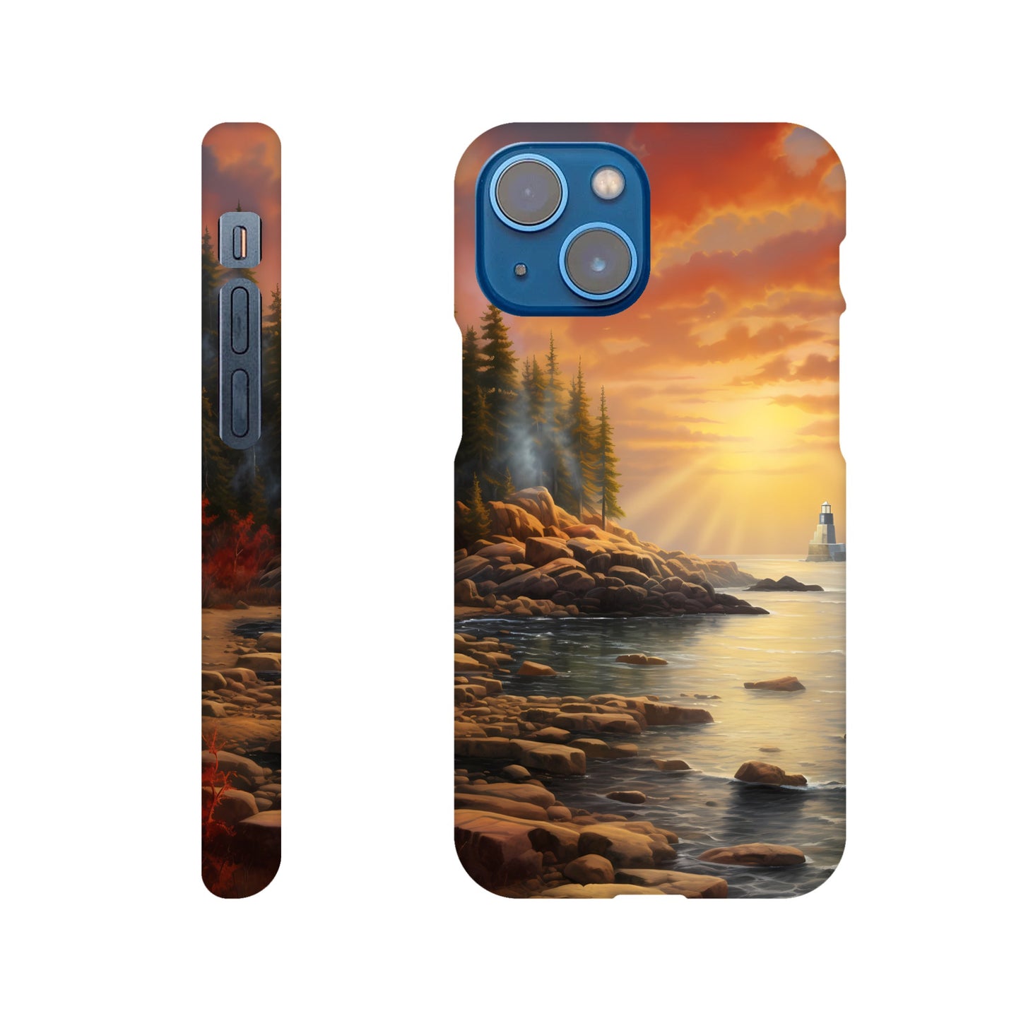 iPhone Case - Acadia Lighthouse Luminance (National Park)