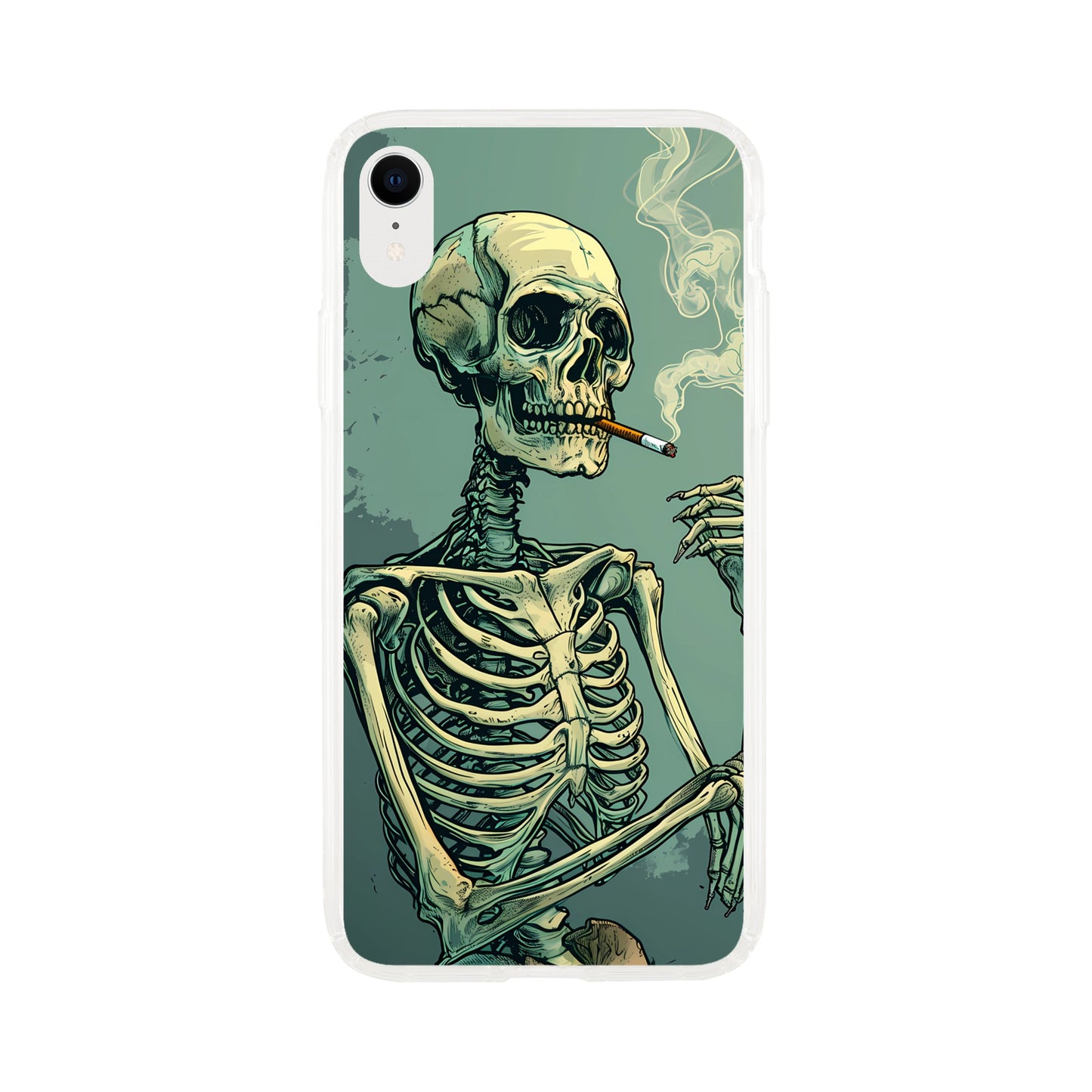 iPhone Case - Smoking Skeleton