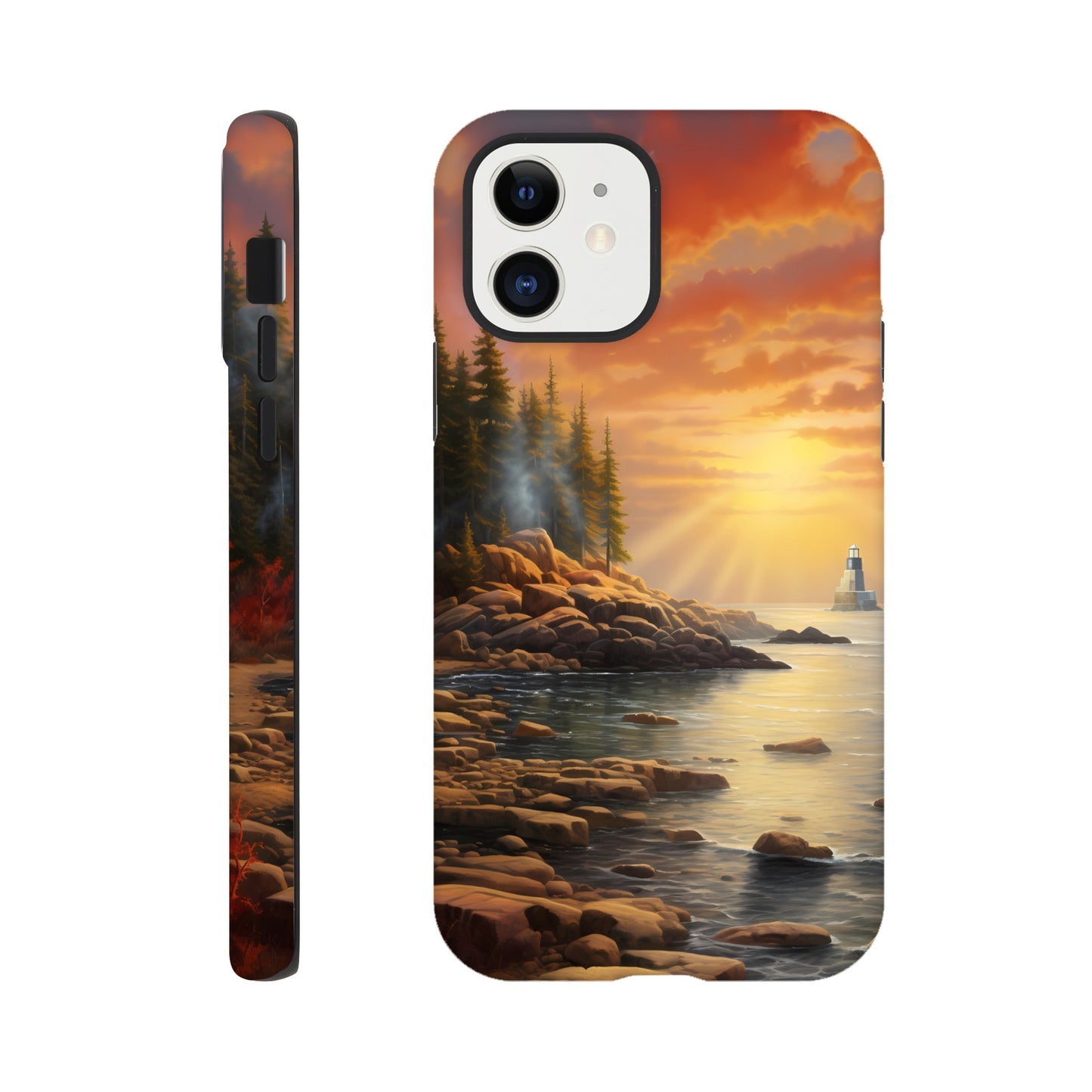 iPhone Case - Acadia Lighthouse Luminance (National Park)