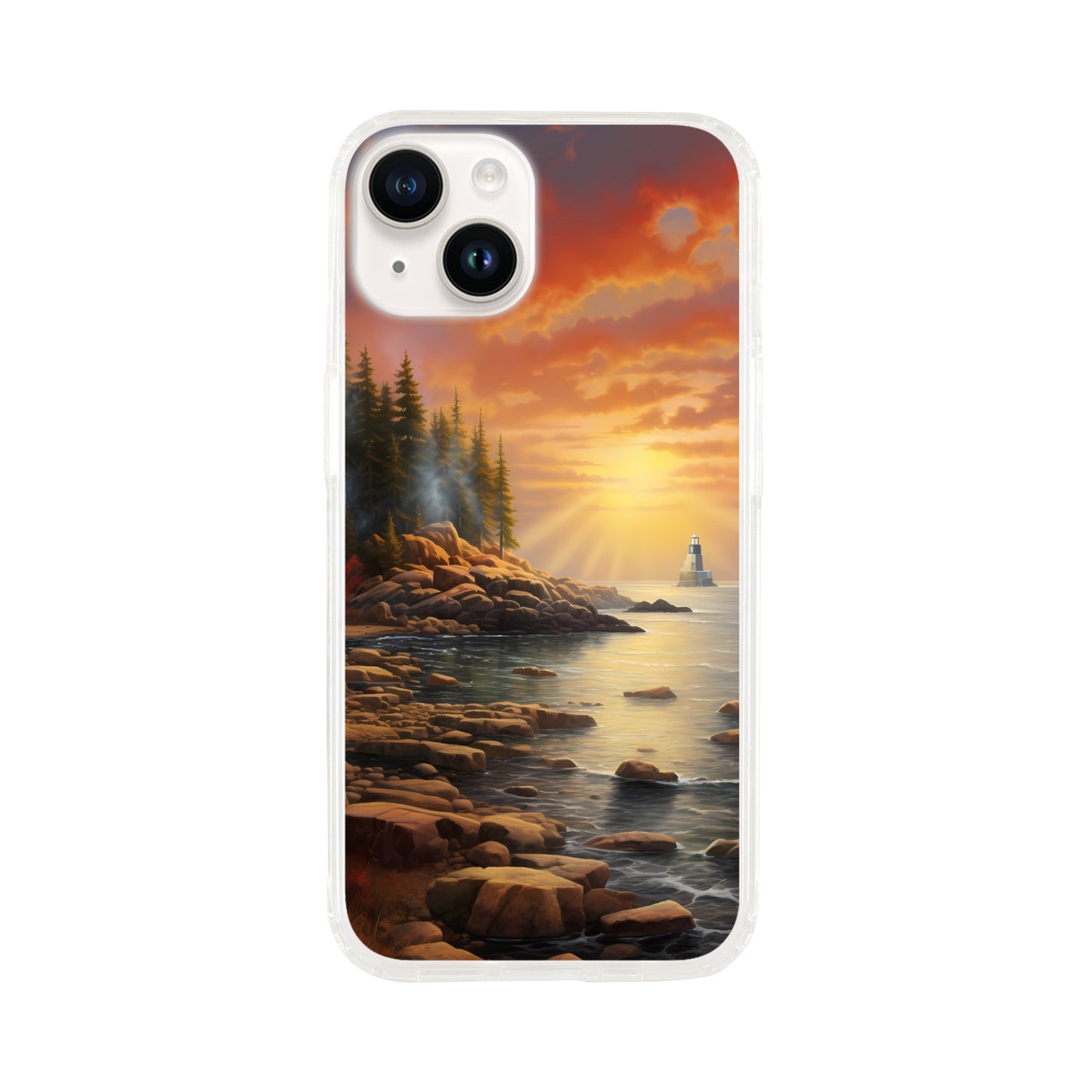 iPhone Case - Acadia Lighthouse Luminance (National Park)