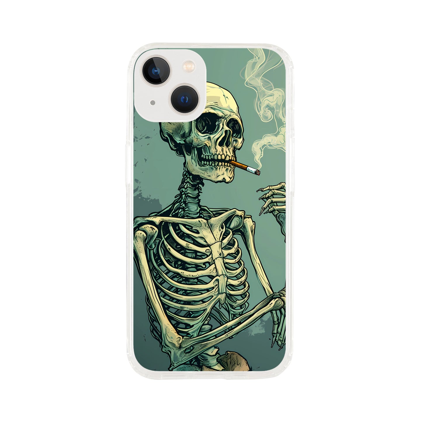 iPhone Case - Smoking Skeleton