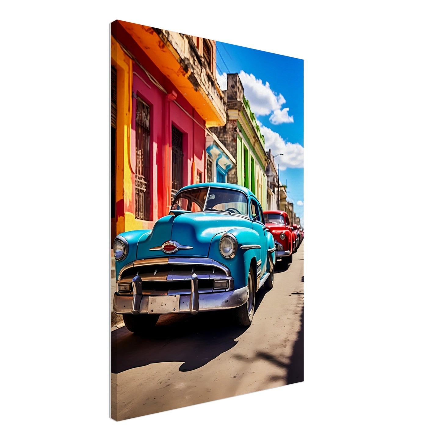 Canvas Wall Art - Vintage Vibrance - Classic Car