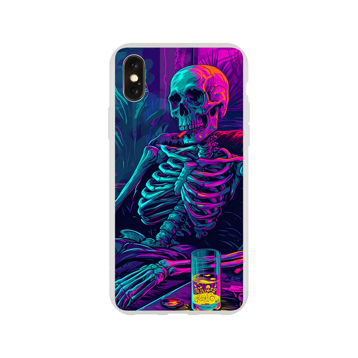 iPhone Case - Chillin' Skeleton