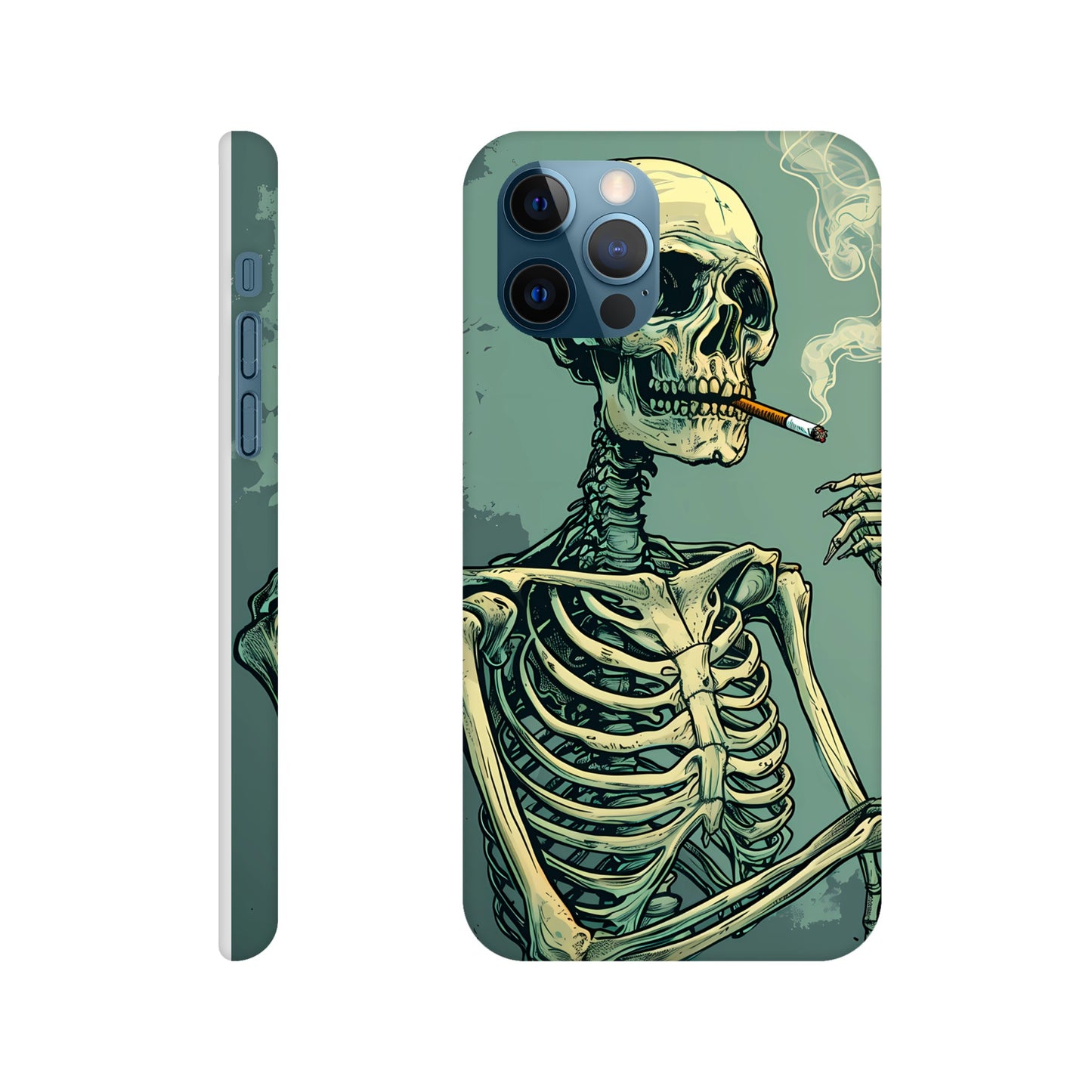 iPhone Case - Smoking Skeleton