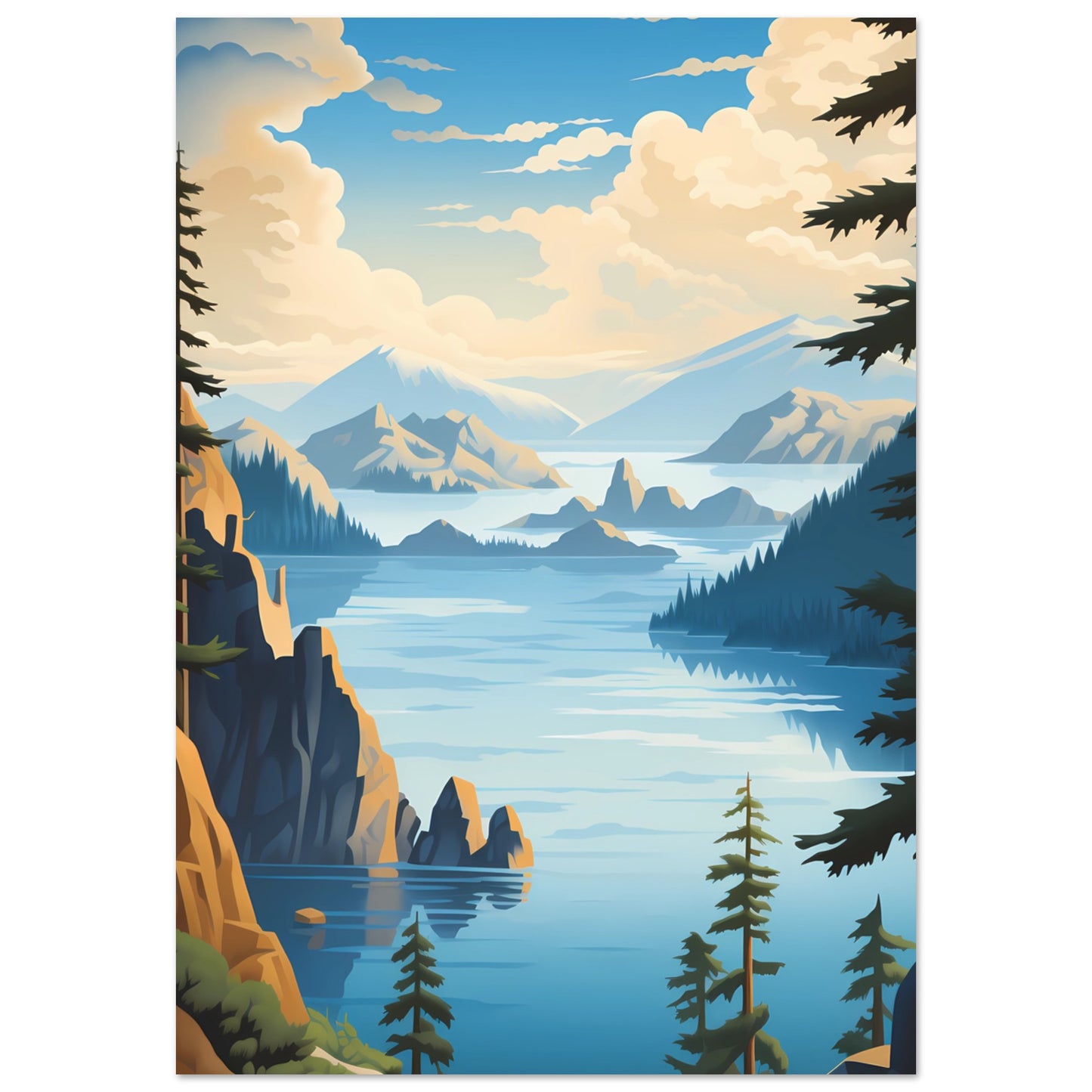 Paper Poster - Majestic Tranquility