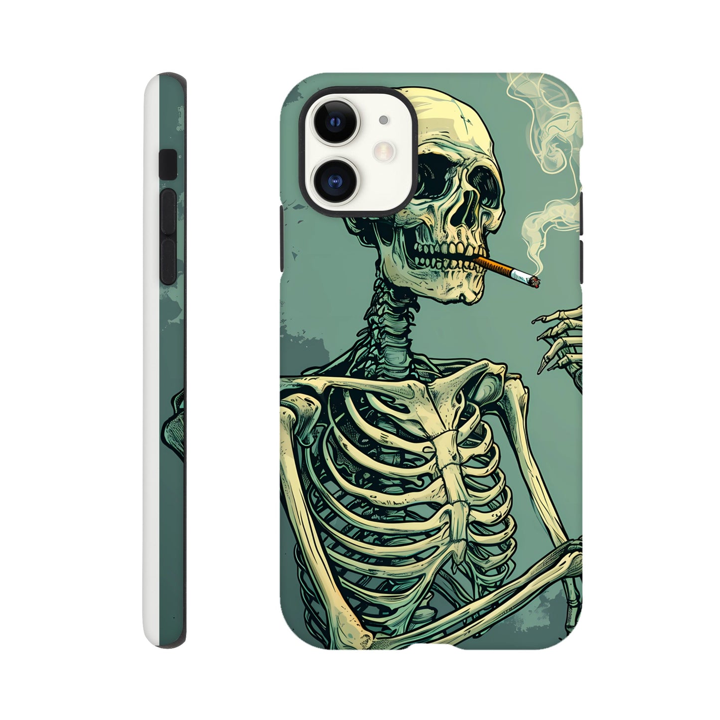 iPhone Case - Smoking Skeleton