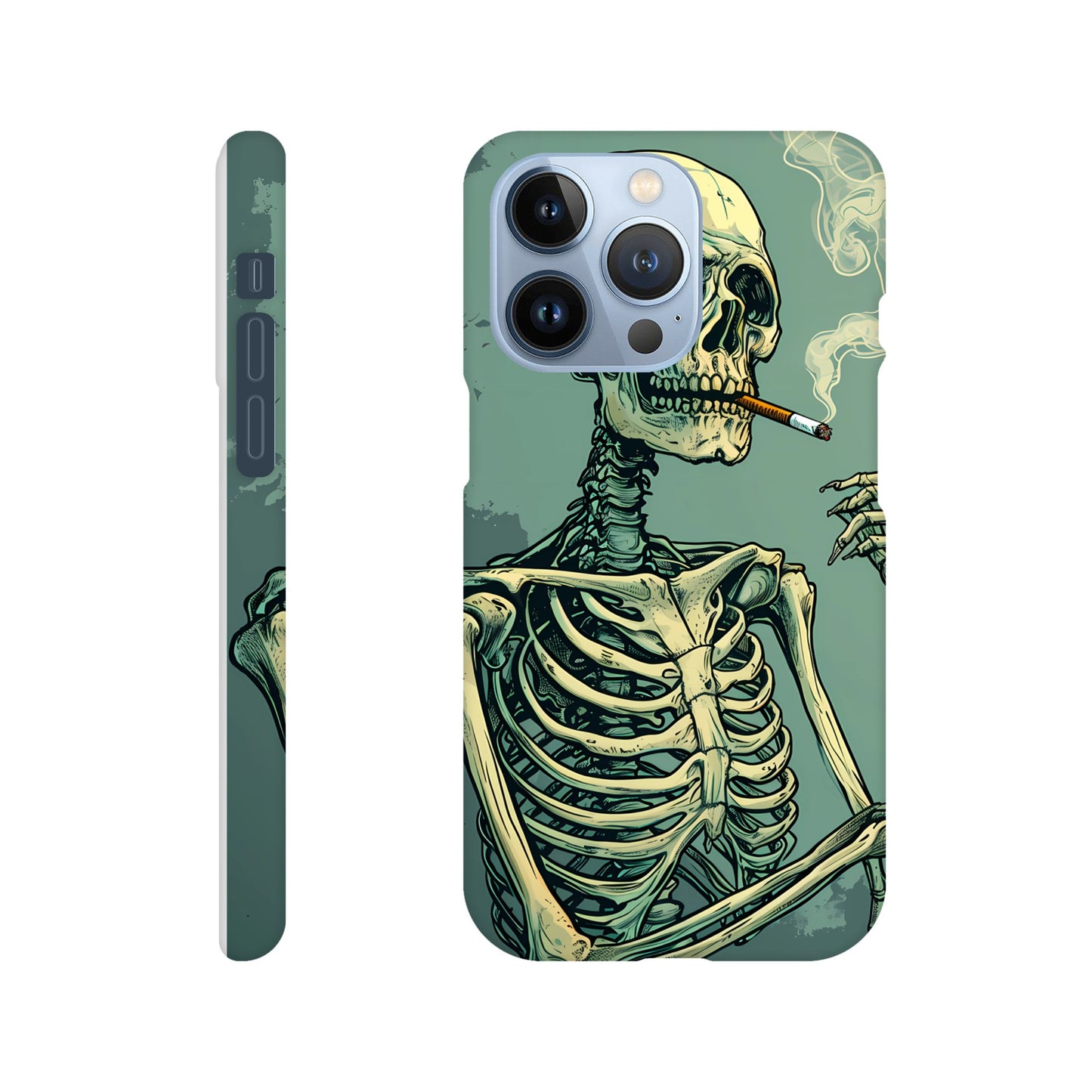 iPhone Case - Smoking Skeleton