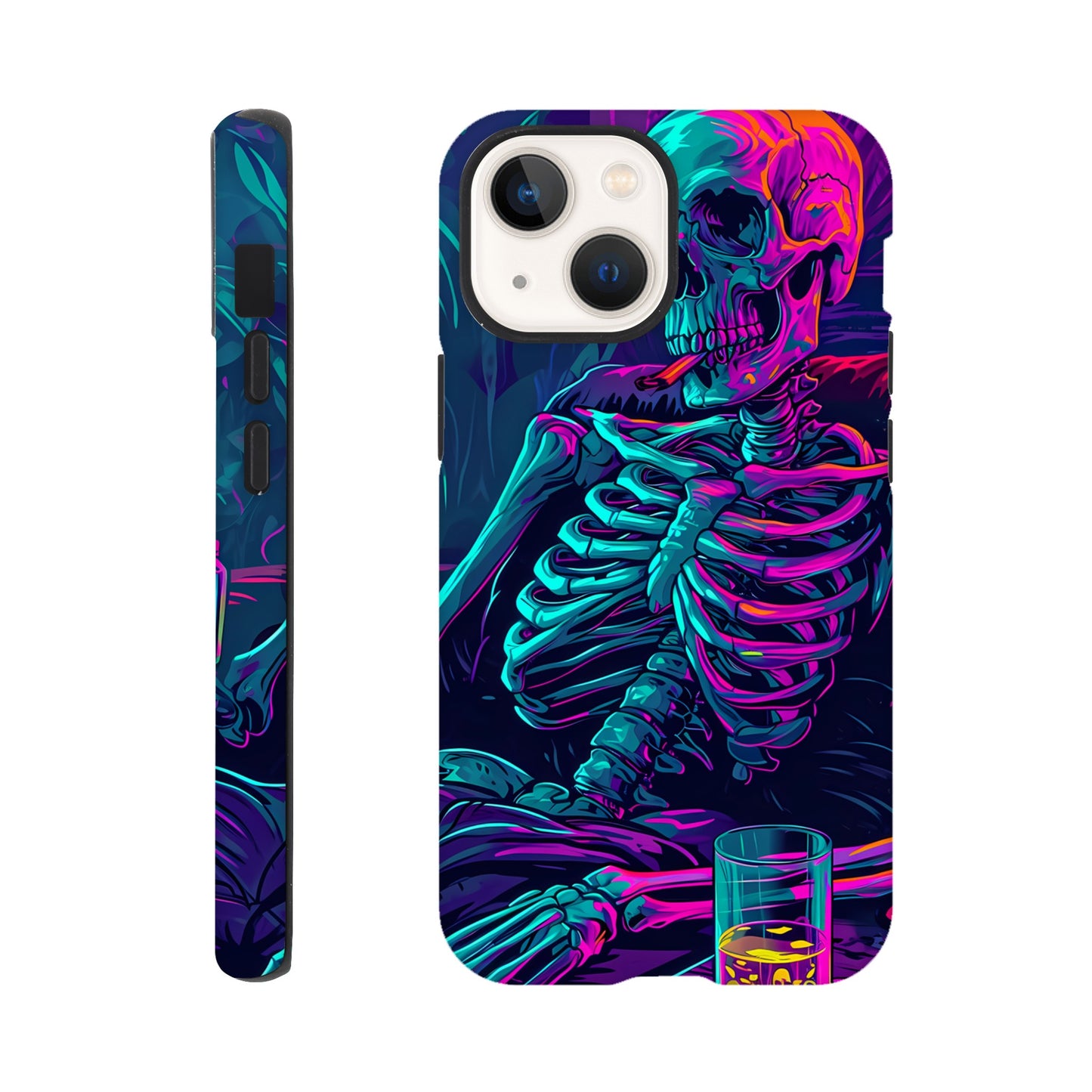 iPhone Case - Chillin' Skeleton