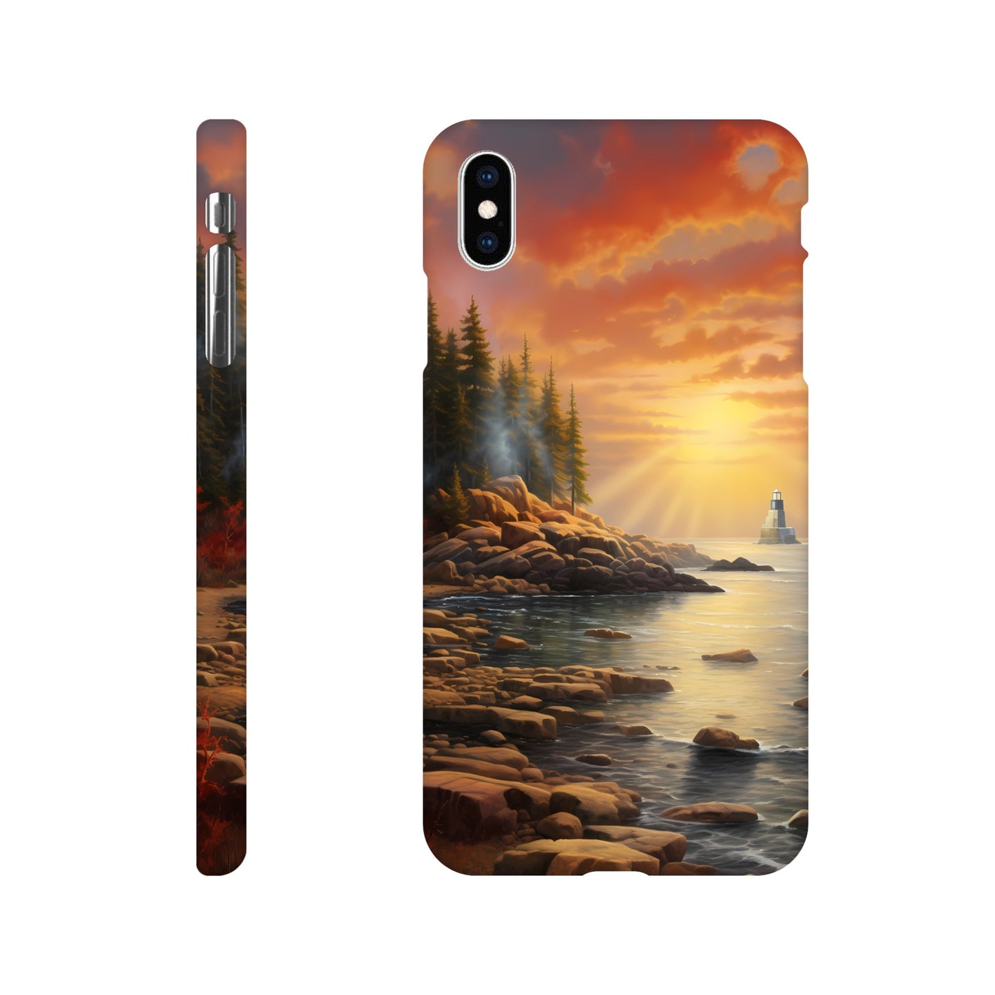 iPhone Case - Acadia Lighthouse Luminance (National Park)