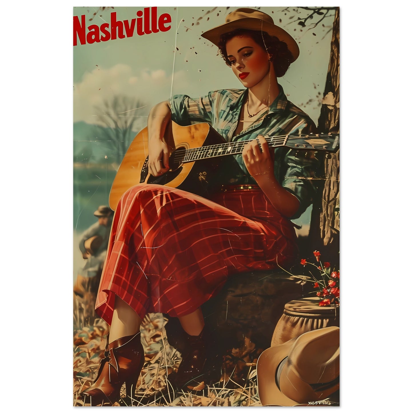 Paper Poster - Nashville County Serenade