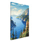 Canvas Wall Art - Crater Lake Oasis - National Park