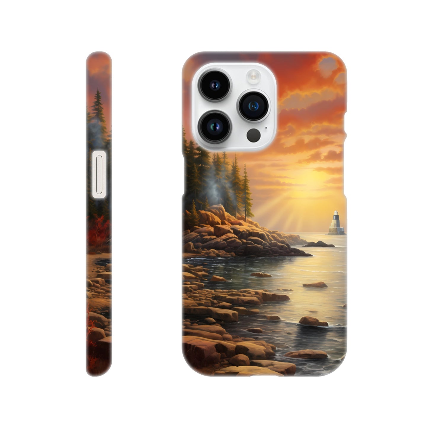 iPhone Case - Acadia Lighthouse Luminance (National Park)