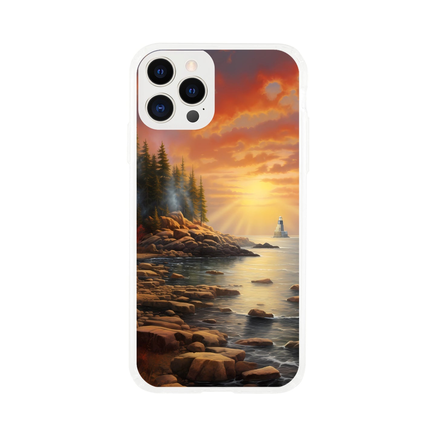 iPhone Case - Acadia Lighthouse Luminance (National Park)