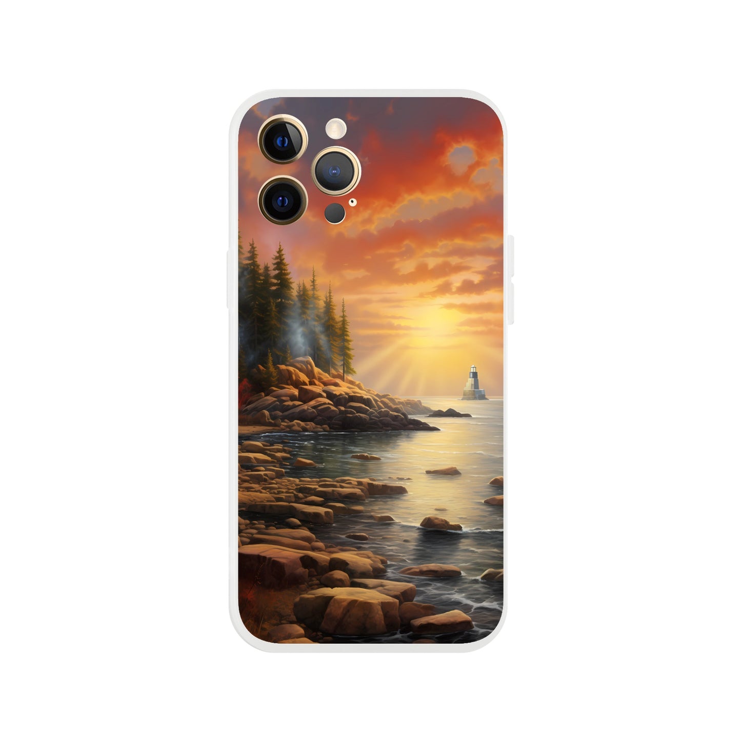 iPhone Case - Acadia Lighthouse Luminance (National Park)