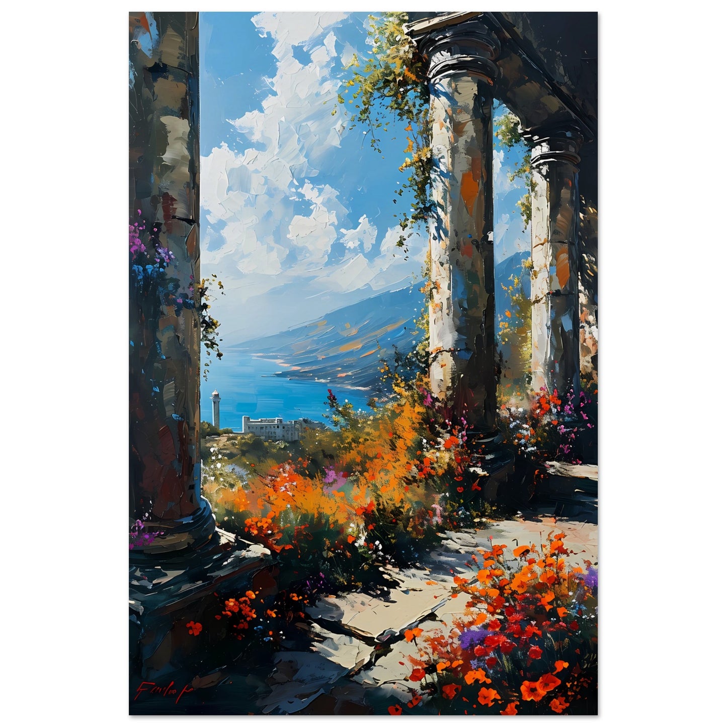 Paper Poster - Heavenly Vista