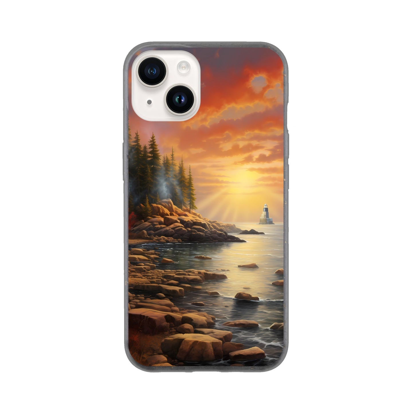 iPhone Case - Acadia Lighthouse Luminance (National Park)