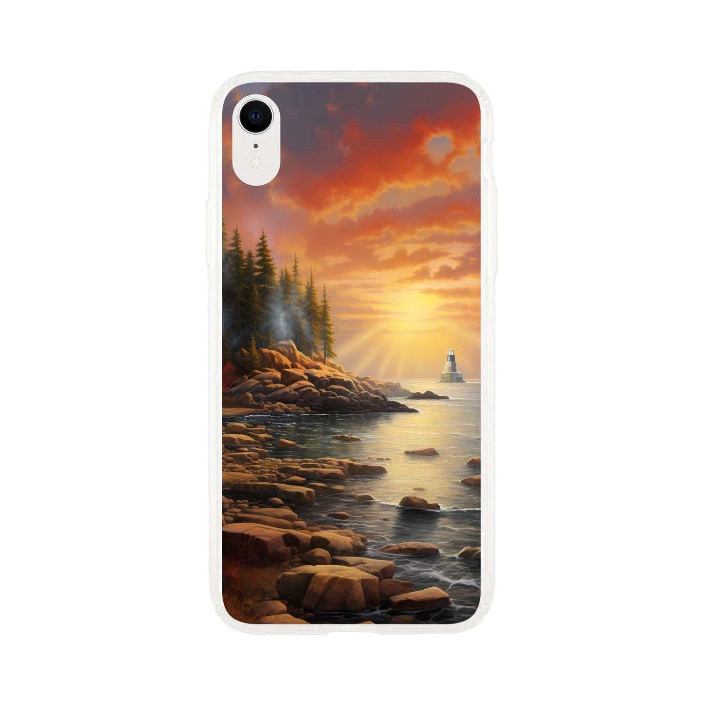 iPhone Case - Acadia Lighthouse Luminance (National Park)