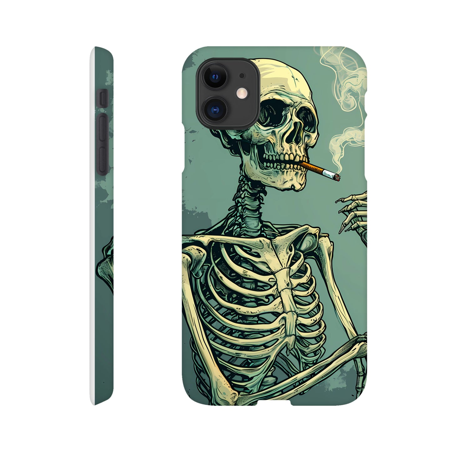 iPhone Case - Smoking Skeleton