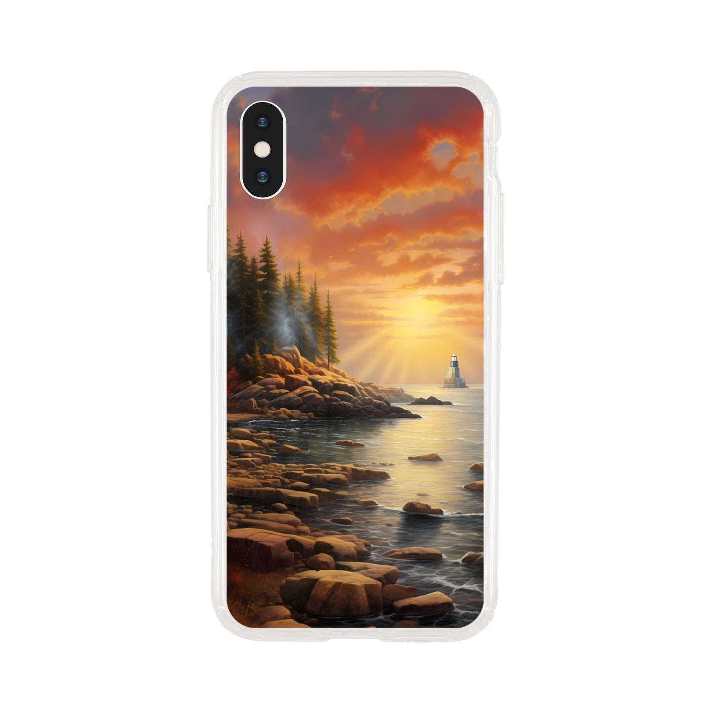 iPhone Case - Acadia Lighthouse Luminance (National Park)