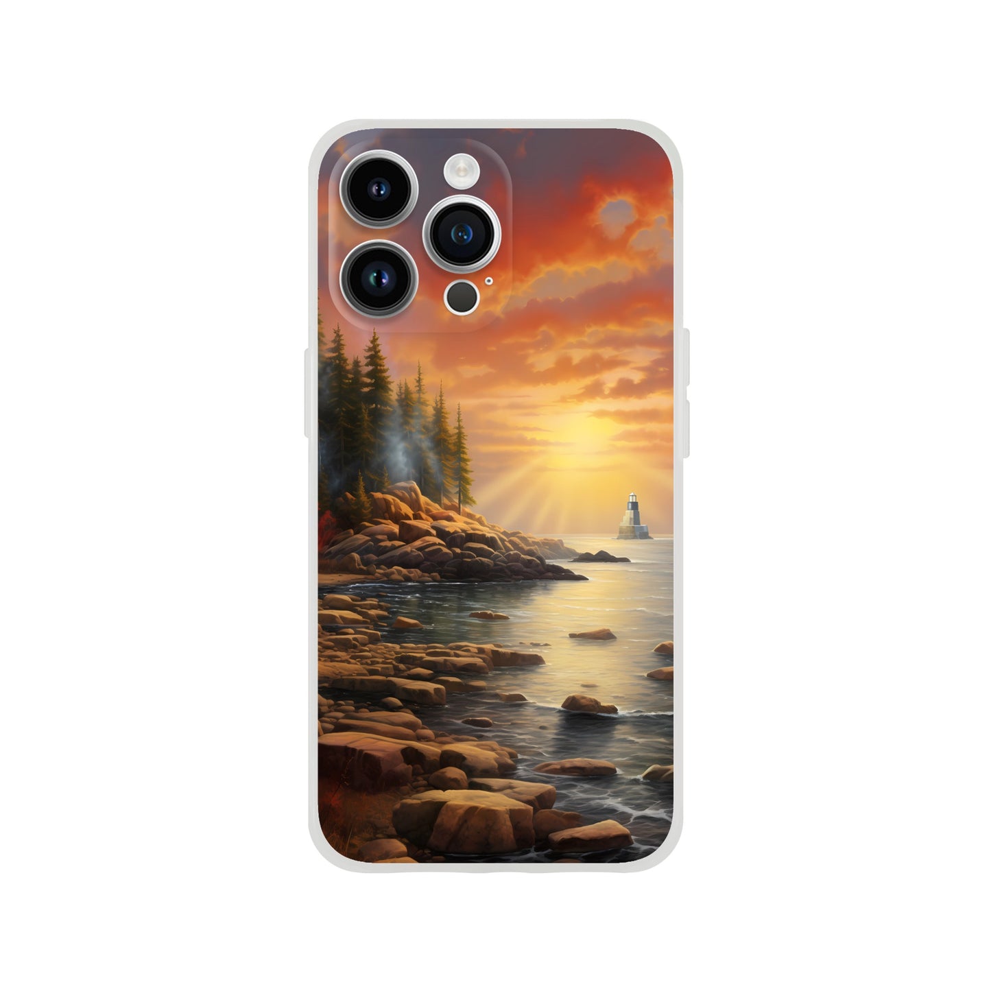 iPhone Case - Acadia Lighthouse Luminance (National Park)