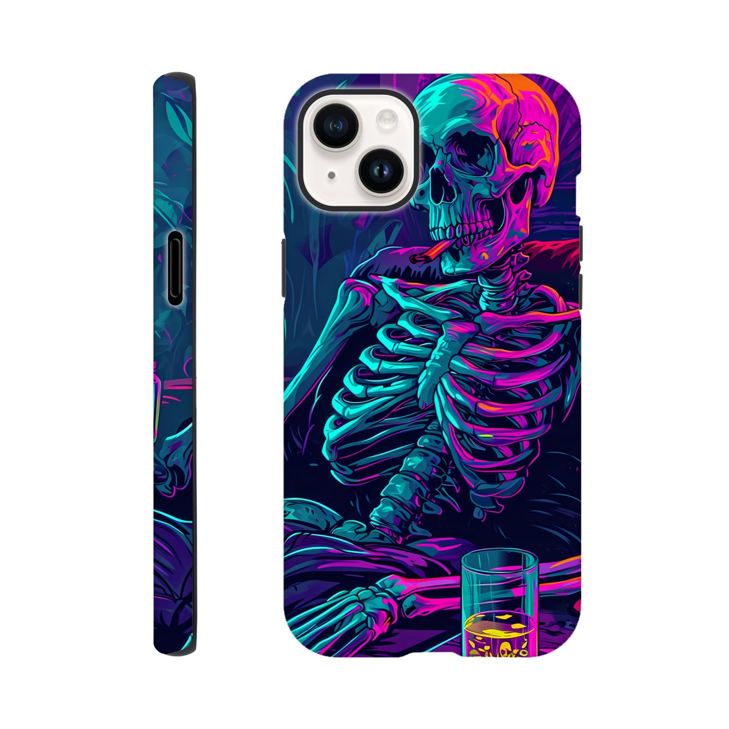 iPhone Case - Chillin' Skeleton