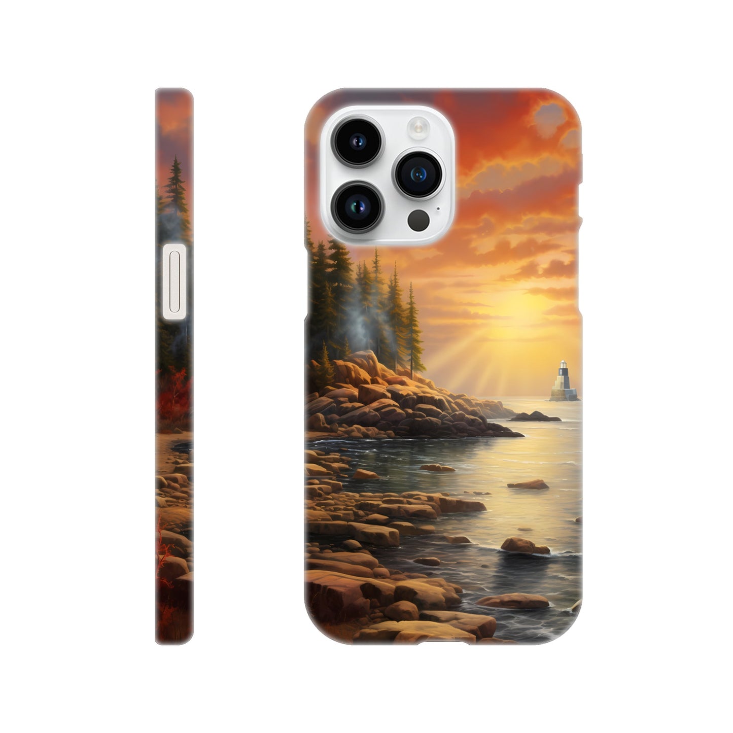 iPhone Case - Acadia Lighthouse Luminance (National Park)