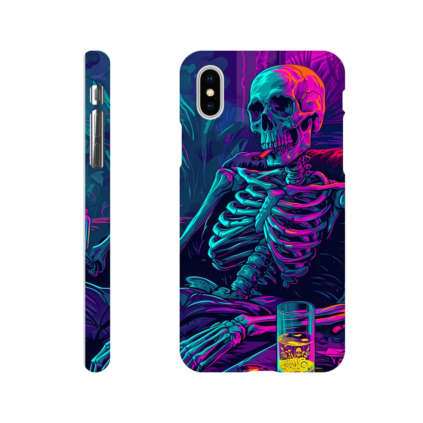 iPhone Case - Chillin' Skeleton