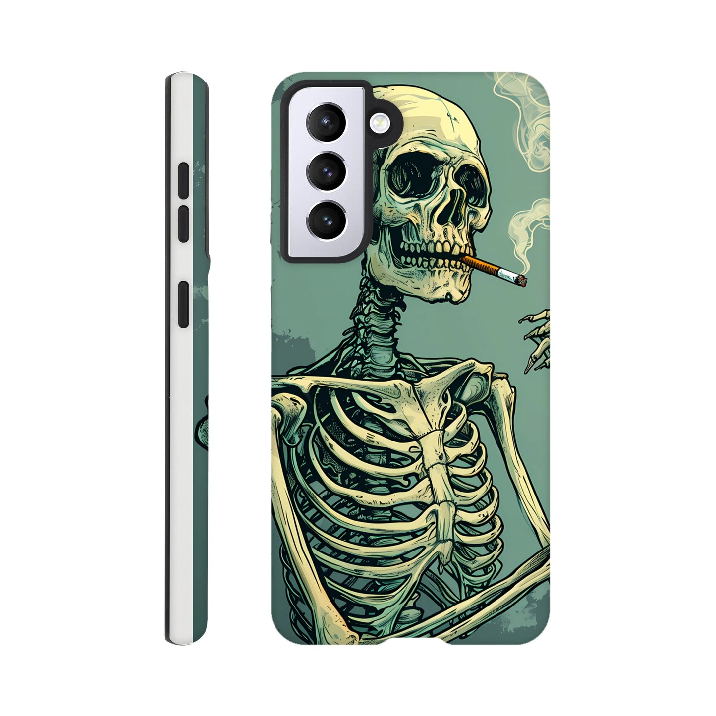 Samsung Case - Smoking Skeleton