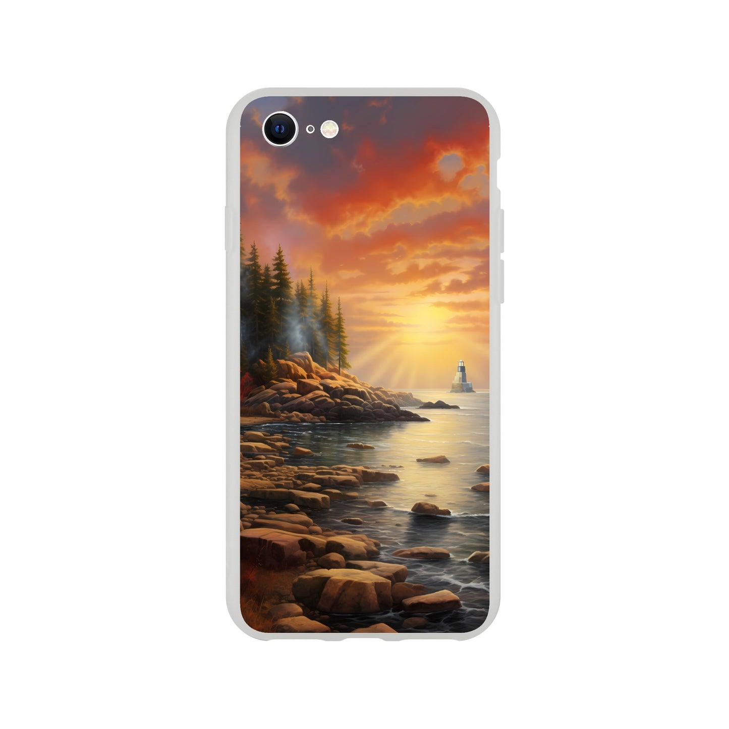 iPhone Case - Acadia Lighthouse Luminance (National Park)