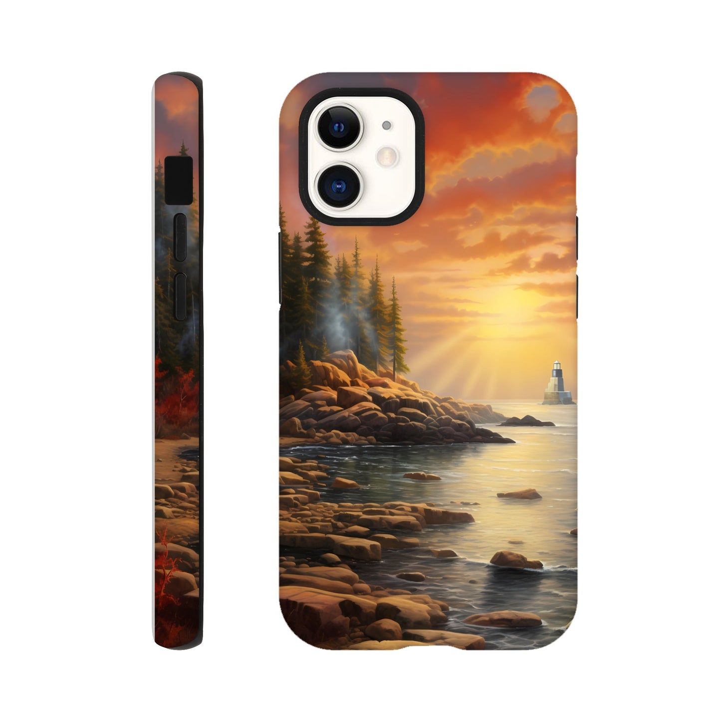 iPhone Case - Acadia Lighthouse Luminance (National Park)